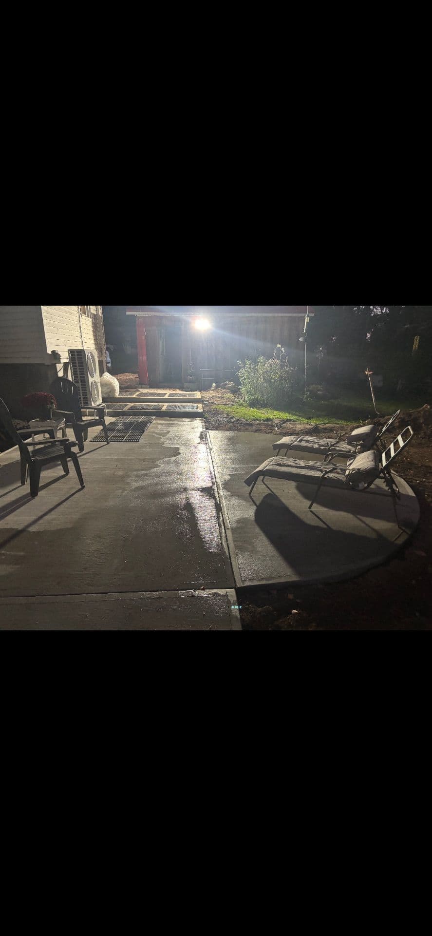 Beautiful Concrete Patio in Fulton New York