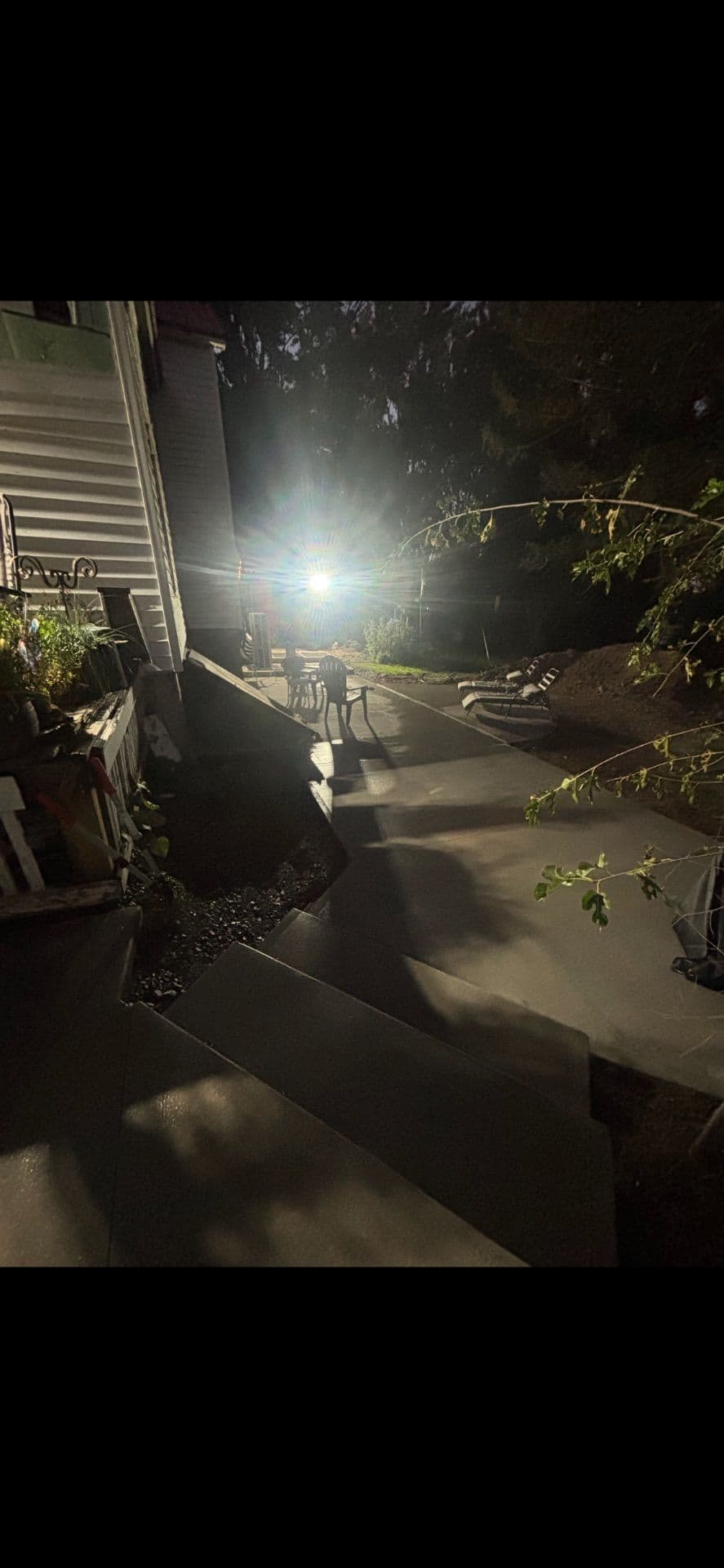 Beautiful Concrete Patio in Fulton New York