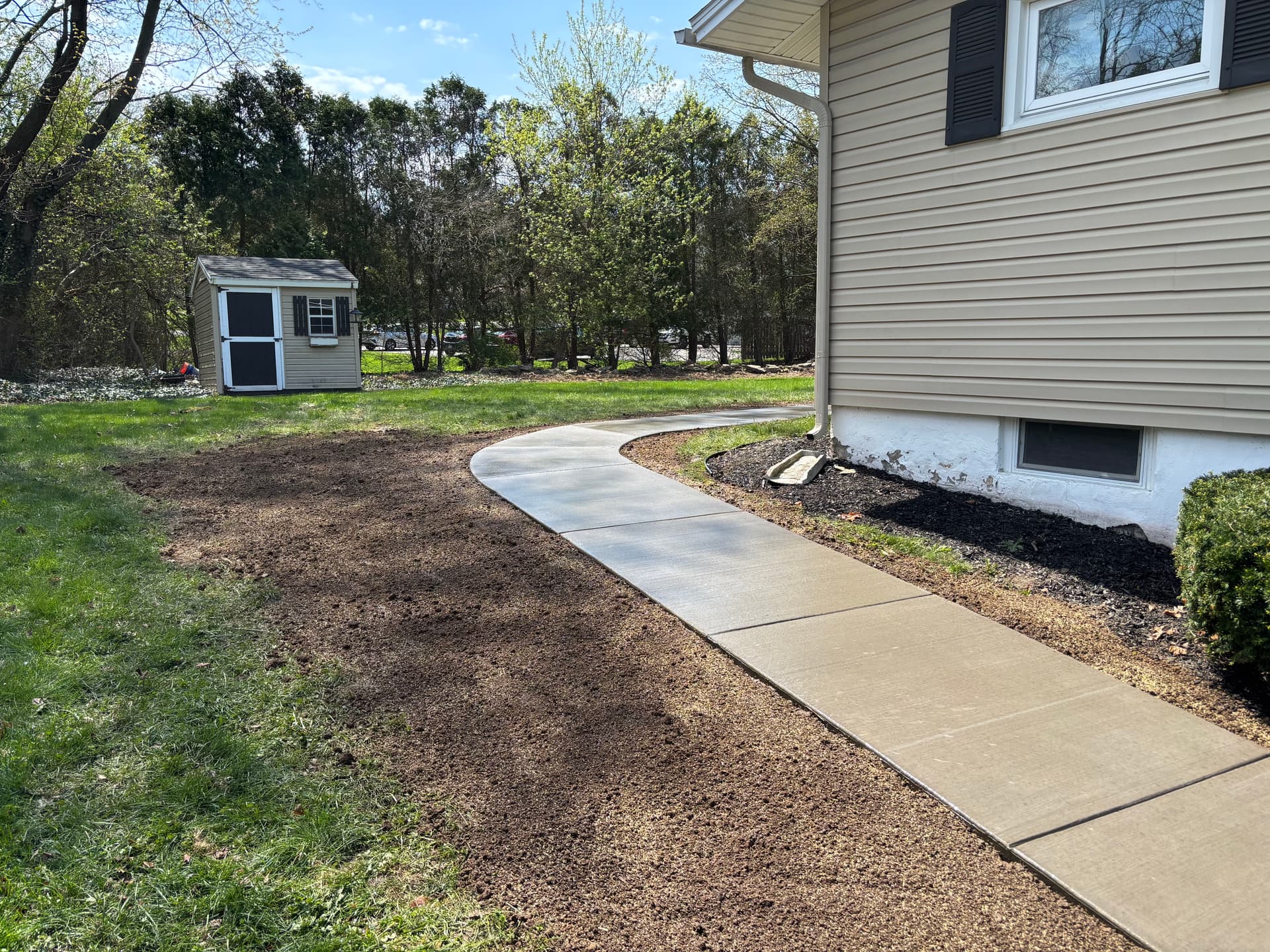 Gallery photos for New concrete sidewalk makes home access safer and easier: Image #2