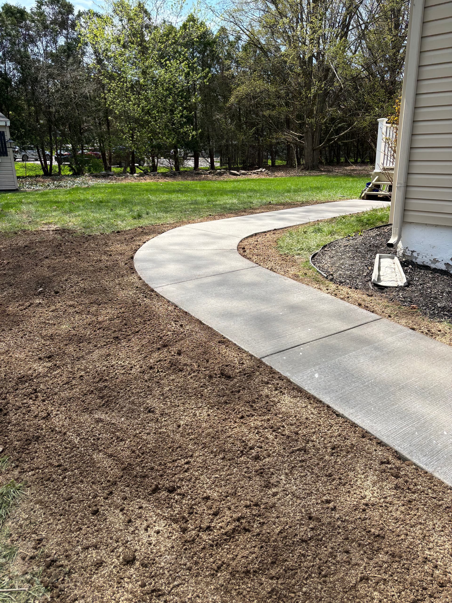Gallery photos for New concrete sidewalk makes home access safer and easier: Image #3