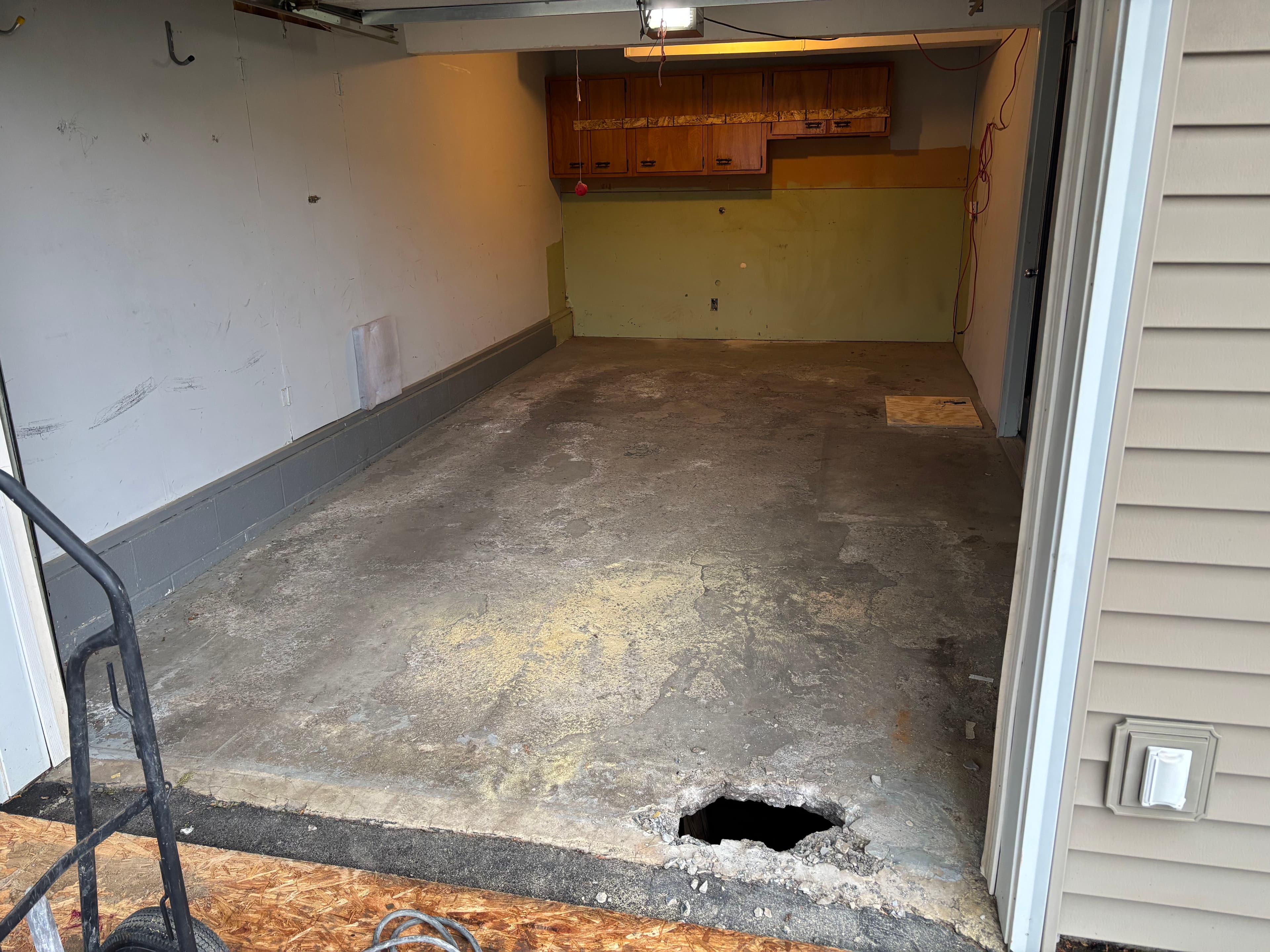 Project Garage Floor Rescued with Expert Concrete Pouring image