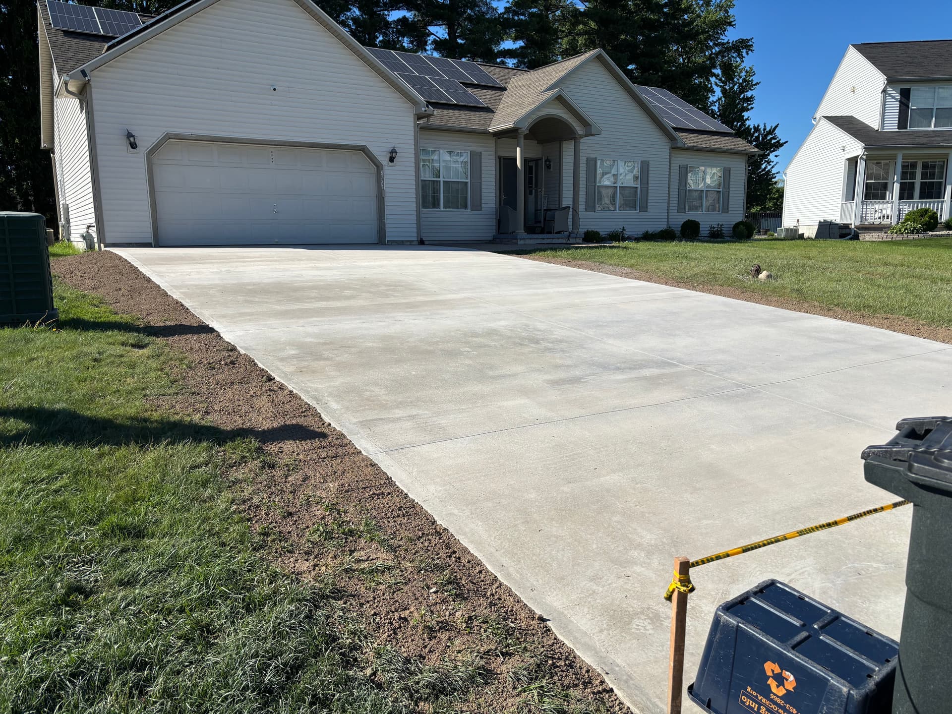 Gallery photos for Fresh Poured Concrete Driveway That Actually Looks the Part: Image #4